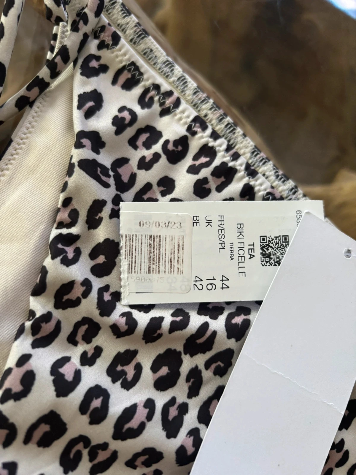 Bas de maillot de bain Etam léopard ficelle 44 – photo 4